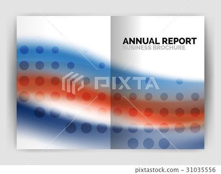 Blur wave business print template, abstract Blur wave business print template, abstract 31035556