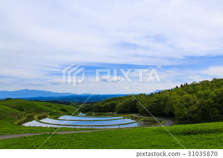 樊水稻梯田淡水景觀熊本縣三浜山村 31035870