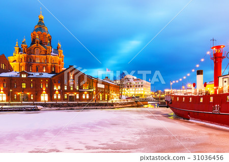Winter in Helsinki, Finland 31036456