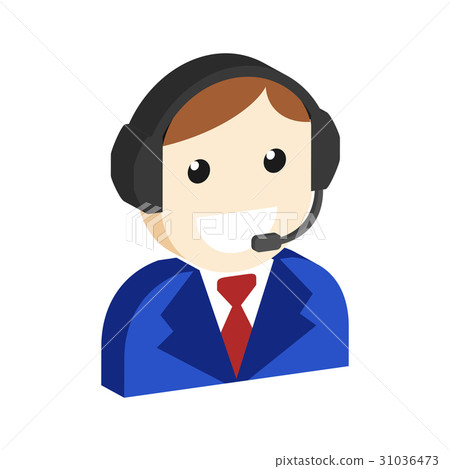 Operator avatar, Customer support symbol. 31036473