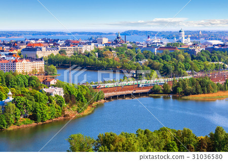 Aerial panorama of Helsinki, Finland 31036580