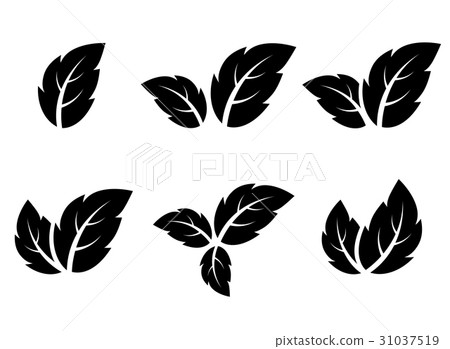 leaf icons set 31037519