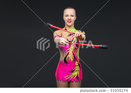 Beautiful teenage gymnast girl Beautiful teenage gymnast girl 31038174