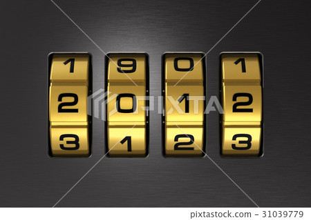 New Year 2012 code lock 31039779