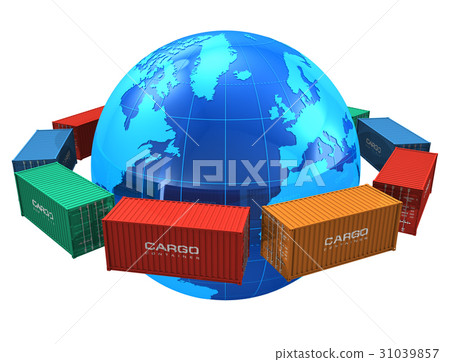 Worldwide shipping concept 31039857