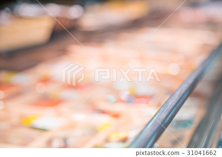 超市魚類魚類和貝殼模糊柔焦 31041662