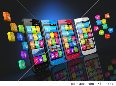 Mobile communications social networking concept 31042575