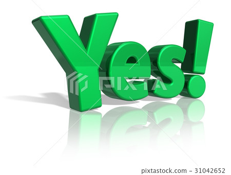 Yes! - Stock Illustration [31042652] - PIXTA