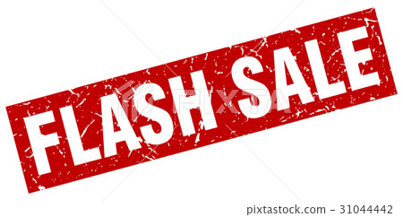 square grunge red flash sale stamp square grunge red flash sale stamp 31044442