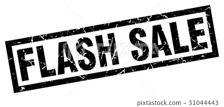 square grunge black flash sale stamp square grunge black flash sale stamp 31044443