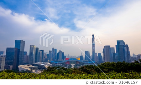 從聯華山公園晚上深圳的深圳深圳摩天大樓 從聯華山公園晚上深圳的深圳深圳摩天大樓 31046157