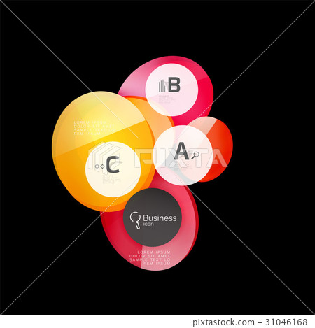 Geometrical abstract infographics banner template Geometrical abstract infographics banner template 31046168