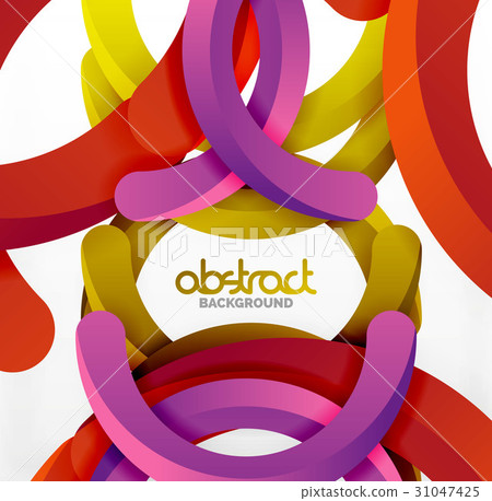 Modern 3d geometrical style background, arch 31047425