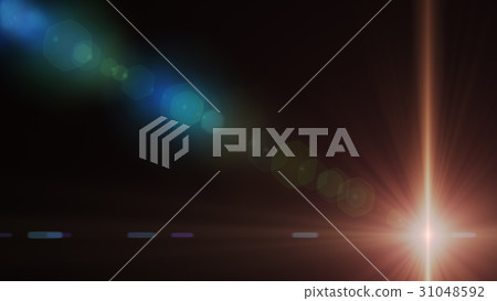 Abstract of lighting digital lens flare background 31048592