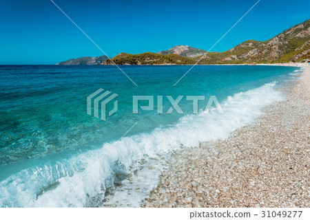 Oludeniz lagoon in sea landscape view of beach 31049277