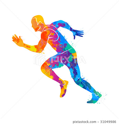 Running, sprinter, athlete 31049986