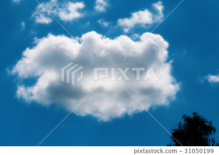 Photo of a fluffy cloud Photo of a fluffy cloud 31050199