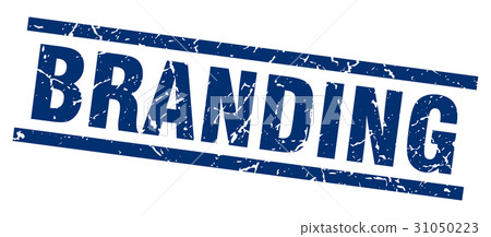 square grunge blue branding stamp square grunge blue branding stamp 31050223