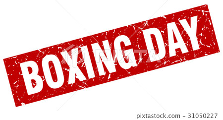 square grunge red boxing day stamp square grunge red boxing day stamp 31050227