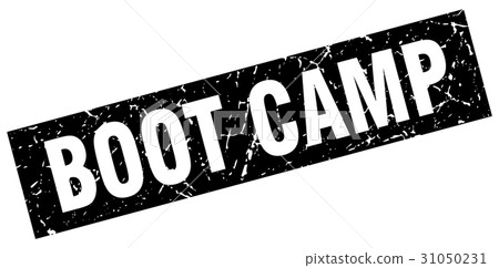 square grunge black boot camp stamp square grunge black boot camp stamp 31050231