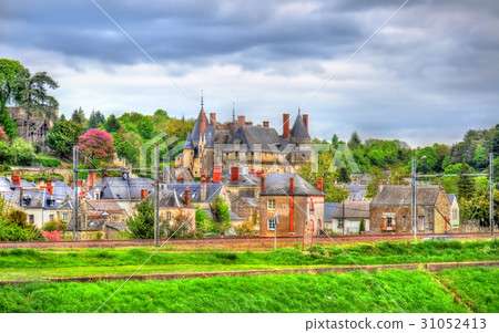 View of the Langeais with the castle - the Loire 31052413