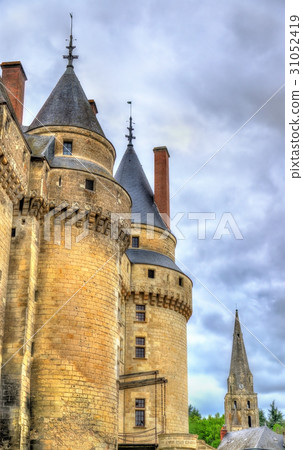 Towers of the Chateau de Langeais, a castle in the Towers of the Chateau de Langeais, a castle in the 31052419