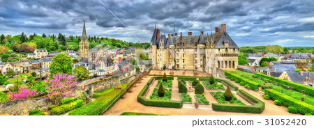 View of the Chateau de Langeais, a castle in the 31052420