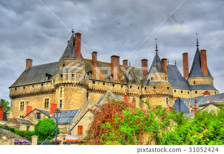 View of the Chateau de Langeais, a castle in the 31052424