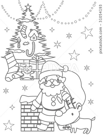 Christmas coloring 31054193