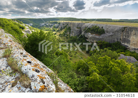 Cave City in Cherkez-Kermen Valley, Crimea 31054618
