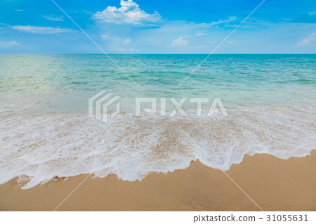 Beach and tropical sea . 31055631