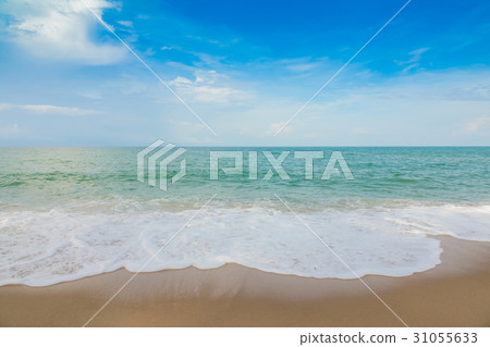 Beach and tropical sea . Beach and tropical sea . 31055633