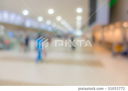Abstract blur passenger in the airport . Abstract blur passenger in the airport . 31055772