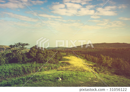 Landscape in nature of blue sky and cloud. 31056122