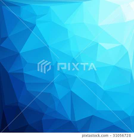 Blue Polygonal Mosaic Background Blue Polygonal Mosaic Background 31056728