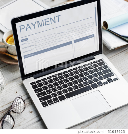 Payment Payslip Invoice Template Concept 31057623