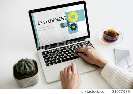 Gear Cog Collaboration Development Graphic Gear Cog Collaboration Development Graphic 31057989