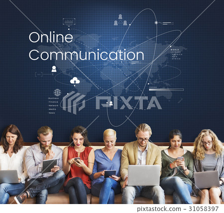 World Map Connection Social Media Technology 31058397