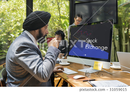 Stock Exchange Market Forex Trade Global Business Graph 31059015