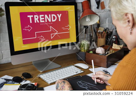 Trendy Fashion Chic Lifestyle Word Trendy Fashion Chic Lifestyle Word 31059224