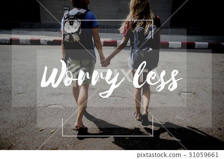 Friends Travel Backpacker Journey with Quote Graphic Friends Travel Backpacker Journey with Quote Graphic 31059661