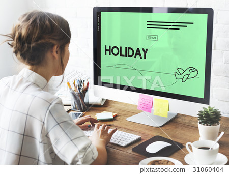 Holiday Destination Tour Travel Plane Symbol 31060404