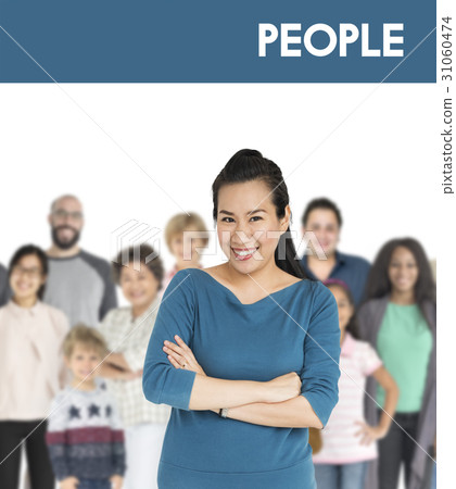 Group of Diversity People Together Set Studio Isolated Group of Diversity People Together Set Studio Isolated 31060474