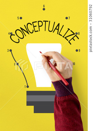 Idea Inspire Creativity Light Bulb Graphic Icon Idea Inspire Creativity Light Bulb Graphic Icon 31060792