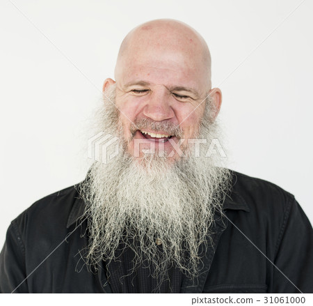 Studio People Shoot Portrait Isolated on White 31061000