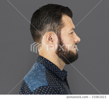 Man standing and posing for photoshoot Man standing and posing for photoshoot 31061021
