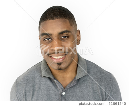 African Descent Man Smiling Happy African Descent Man Smiling Happy 31061240