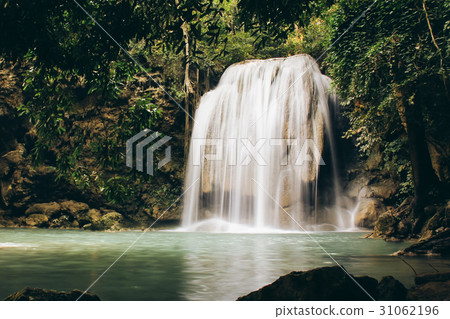 Erawan Falls in Erawan National Park, Thailand Erawan Falls in Erawan National Park, Thailand 31062196