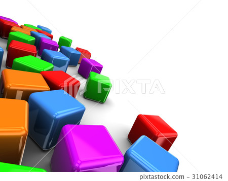 colorful cubes background 31062414