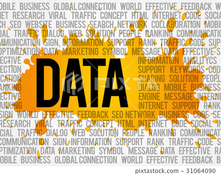 DATA word cloud DATA word cloud 31064090